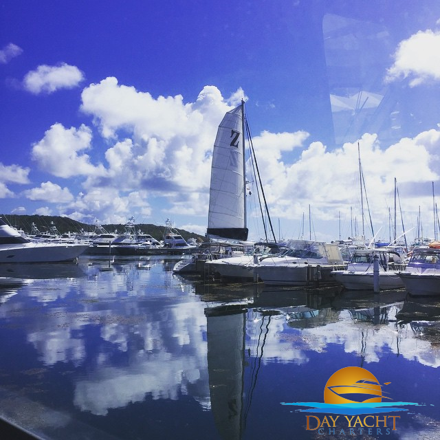 Evening lights over the Fajardo marina, Fajardo Puerto Rico yacht charter